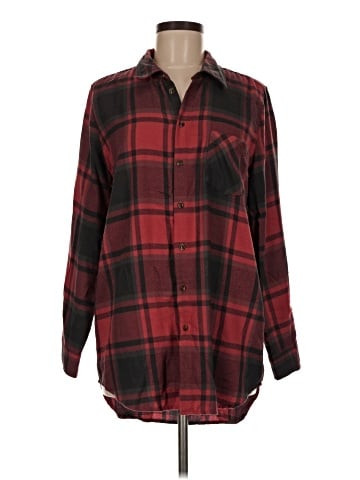 Hippie Rose Long Sleeve Button-Down Shirt (view 1)