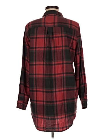 Hippie Rose Long Sleeve Button-Down Shirt (view 2)