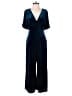 Greylin Solid Blue Jumpsuit Size M - photo 1