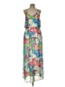 Impressions 100% Polyester Floral Green Casual Dress Size L - photo 1
