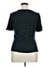Elie Tahari Black Short Sleeve Top Size XL - photo 2