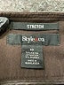 Style&Co Solid Brown Formal Skirt Size 10 - photo 4