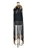 Love Tree 100% Polyester Graphic Black Cocktail Dress Size 18 - photo 5