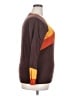 OXKNIT 100% Cotton Color Block Brown Pullover Sweater Size 2X - photo 4