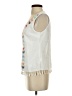 Unbranded 100% Polyester White Sleeveless Blouse Size S - photo 5