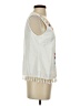 Unbranded 100% Polyester White Sleeveless Blouse Size S - photo 4