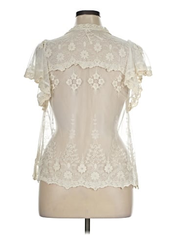 By Anthropologie Short Sleeve Blouse (view 2)