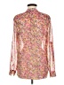 Kut from the Kloth 100% Polyester Floral Pink Long Sleeve Blouse Size M - photo 2