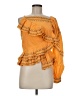 Ulla Johnson 100% Cotton Orange 3/4 Sleeve Blouse Size 6 - photo 1