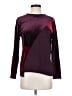 Lisa Bayne Color Block Burgundy Pullover Sweater Size XS - photo 1