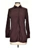 ALLSAINTS Spitalfields 100% Polyester Burgundy Long Sleeve Blouse Size 0 - photo 1