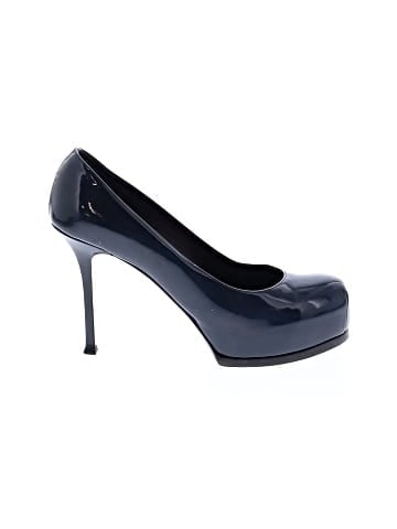Yves Saint Laurent Patent Leather Tribtoo Platform Pumps (view 1)