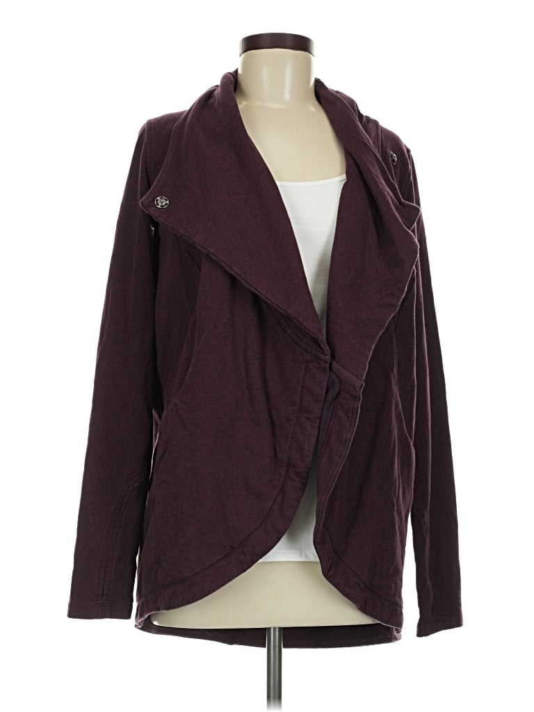 Pre-owned Lululemon Athletica Jacket In Burgundy