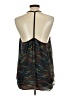 Line & Dot Teal Sleeveless Blouse Size L - photo 2