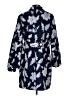 Dennis by Dennis Basso 100% Cotton Blue Coat Size L - photo 2