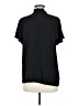 Pleione 100% Polyester Black Short Sleeve Blouse Size M - photo 2