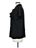 Pleione 100% Polyester Black Short Sleeve Blouse Size M - photo 5