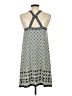 Max Studio Print Blue Casual Dress Size L - photo 2