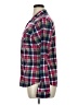 Bella D 100% Polyester Plaid Burgundy Long Sleeve Blouse Size XL - photo 5