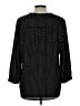 Vince Camuto 100% Polyester Polka Dots Black 3/4 Sleeve Blouse Size L - photo 2