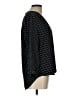 Vince Camuto 100% Polyester Polka Dots Black 3/4 Sleeve Blouse Size L - photo 4