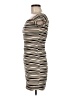 Brat Star Stripes Tan Casual Dress Size M - photo 5