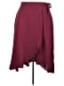 BLOOMCHIC 100% Polyester Solid Burgundy Formal Skirt Size 22 - 24 - photo 1