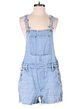 Madewell Adirondack Short Overalls in Phillips Wash (view 1)