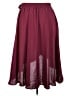 BLOOMCHIC 100% Polyester Solid Burgundy Formal Skirt Size 22 - 24 - photo 2