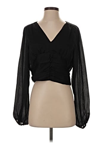 Bebe Long Sleeve Blouse (view 1)