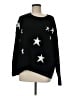 Vince Camuto Stars Black Pullover Sweater Size M - photo 1