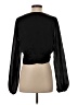 Bebe 100% Polyester Black Long Sleeve Blouse Size 0 - photo 2