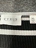 Cyrus Stripes Black Short Sleeve Turtleneck Size XL - photo 7