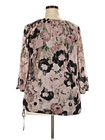INC International Concepts 3/4 Sleeve Blouse (view 2)