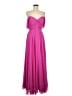 Dessy Collection 100% Polyester Pink Cocktail Dress Size 6 - photo 1