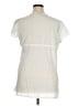 John Paul Richard 100% Cotton Ivory Short Sleeve Blouse Size XL - photo 2