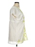 John Paul Richard 100% Cotton Ivory Short Sleeve Blouse Size XL - photo 4