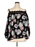A. Byer 100% Polyester Black 3/4 Sleeve Blouse Size 3X - photo 1