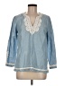 Point Sur Blue Long Sleeve Blouse Size M - photo 1