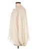 Listicle 100% Polyester Bow Print Ivory Long Sleeve Blouse Size L - photo 5