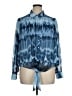 Calvin Klein Blue Long Sleeve Blouse Size 1X - photo 1