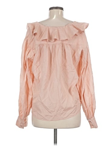 Madewell Ruffled Pintucked Long-Sleeve Top (view 2)