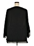 Bold Elements 100% Polyester Black 3/4 Sleeve Blouse Size 2X - photo 2
