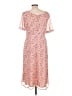 Boden 100% Polyester Floral Pink Casual Dress Size 10 (petite) - photo 2
