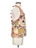 Blue Plate 100% Rayon Gold Sleeveless Blouse Size S - photo 4
