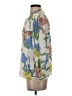 Current Air Floral Ivory 3/4 Sleeve Blouse Size S - photo 5
