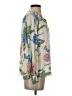 Current Air Floral Ivory 3/4 Sleeve Blouse Size S - photo 4