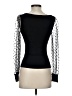 Shein Black Long Sleeve Top Size 4 - photo 2