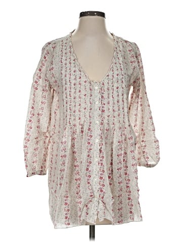 Aerie 3/4 Sleeve Blouse (view 1)