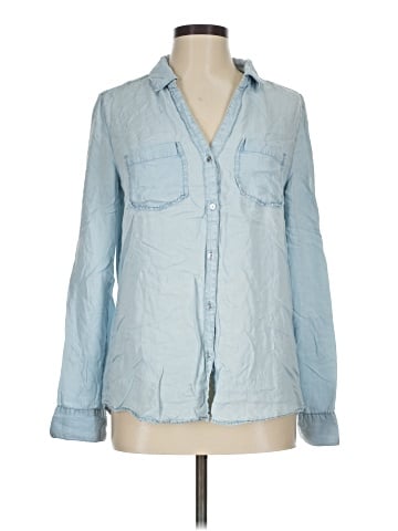 Tinsel Long Sleeve Button-Down Shirt (view 1)